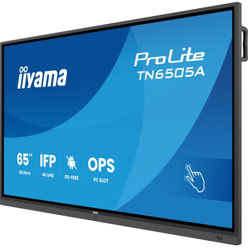 iiyama TN6505A-B1AG Signage Display 163.8 cm (64.5") 500 cd/m² 4K Ultra HD Touchscreen