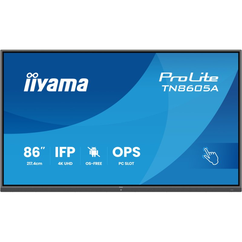 iiyama TN8605A-B1AG Écran d'affichage dynamique 2,17 m (85.6") 500 cd/m² Écran tactile