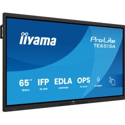 iiyama TE6515A-B2AG Signage Display Kiosk design 163.8 cm (64.5") Wi-Fi 550 cd/m² 4K Ultra HD Touchscreen Built-in