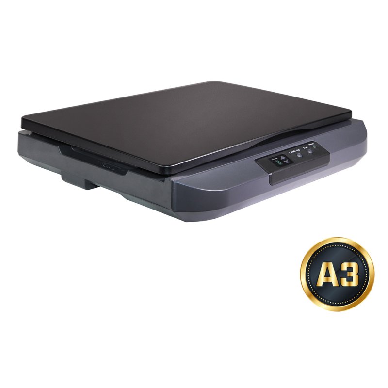 Avision FB5100 Scanner à plat 600 x 1200 DPI A3 Noir, Gris