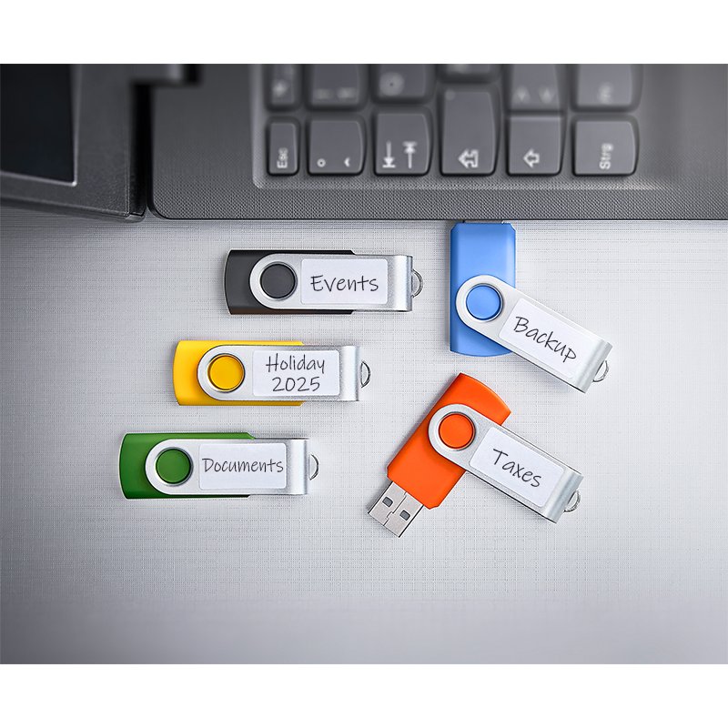 Intenso 5 x Clé USB Basic Line, 8 Go, USB-A, 3.2 Gen 1x1, couleurs assorties