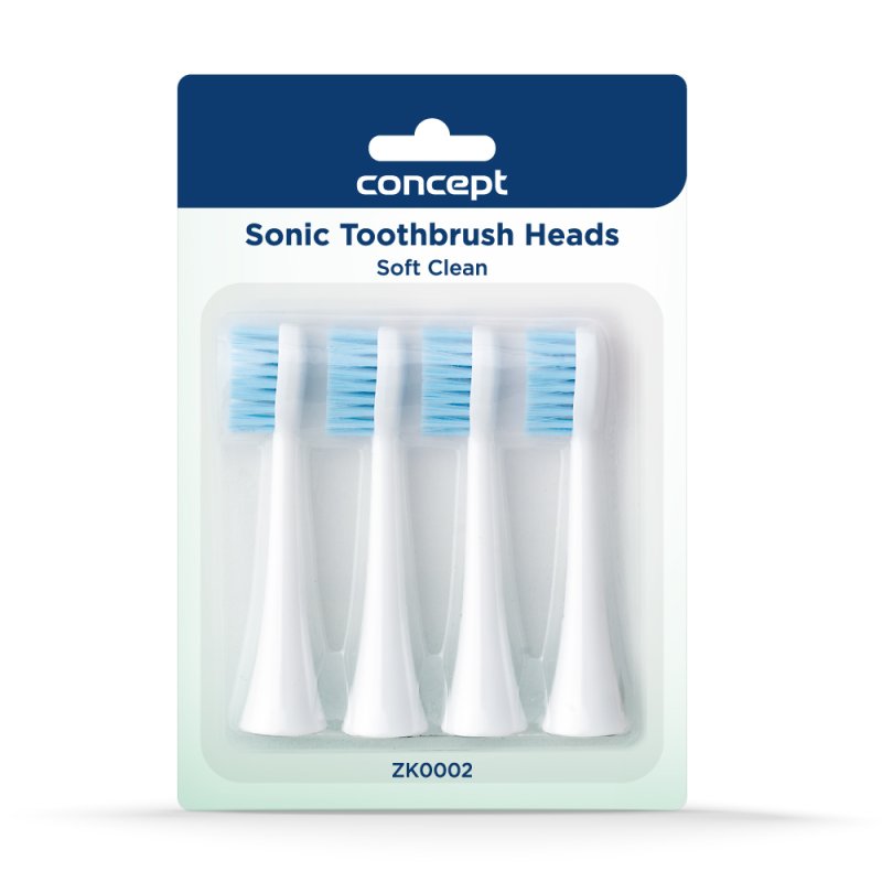 Concept ZK0002 tête de brosses 4 pièce(s) Blanc
