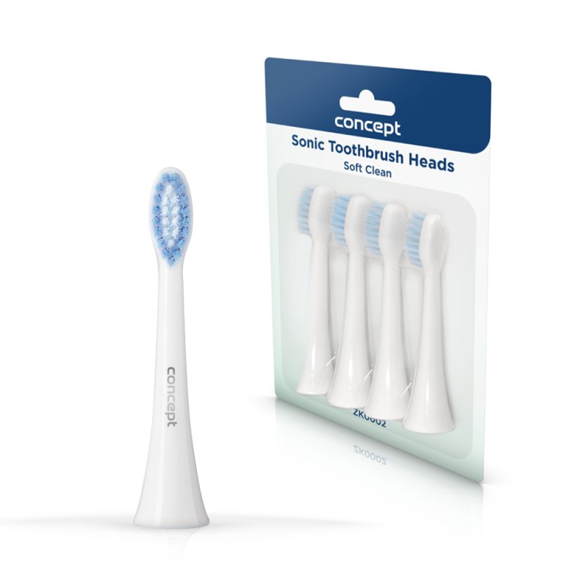 Concept ZK0002 toothbrush head 4 pc(s) White