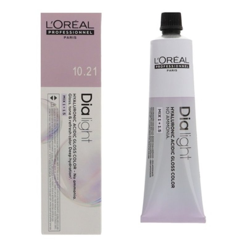 Loreal Dia Light 1021 Platinum Ash Blonde Hair Color 60 Ml