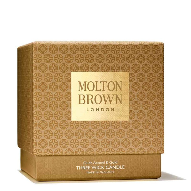 Molton Brown Mesmerising Oudh Accord & Gold, Lumanare parfumata, 480 g