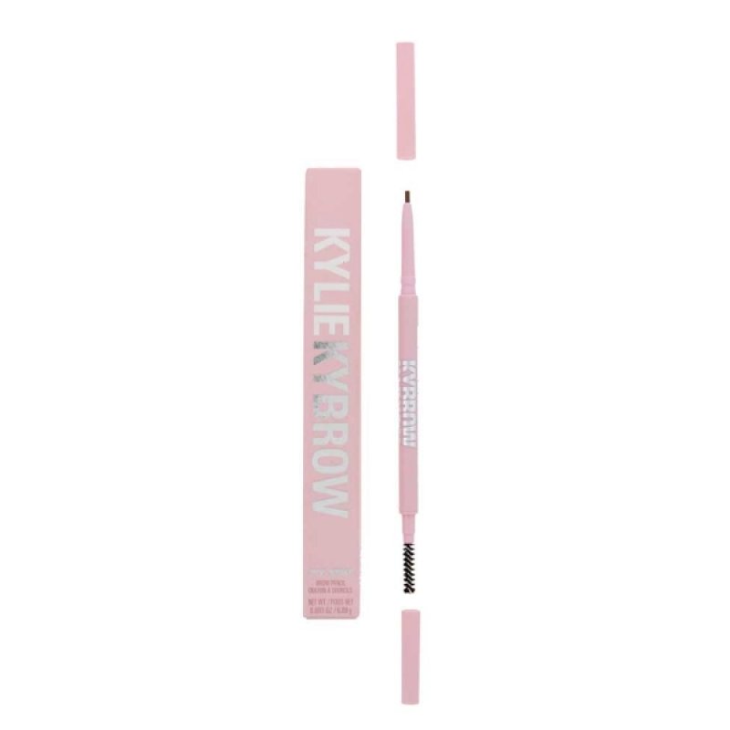 Kylie Cosmetics, Kybrow Defined Blonde 001, Creion crema pentru sprancene 2-in-1 cu perie, 0.09 g