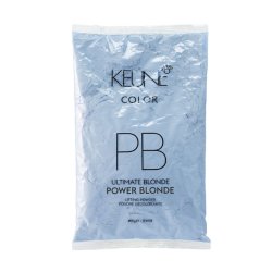 Set Duo Keune Power Blonde, Pudra decooranta pentru par refill, 2 x 500 g