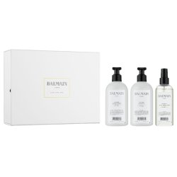 Set Balmain Professionnel Volume Sampon 300 ml Balsam 300 ml Spray Leave-In 200 ml Perie scalp