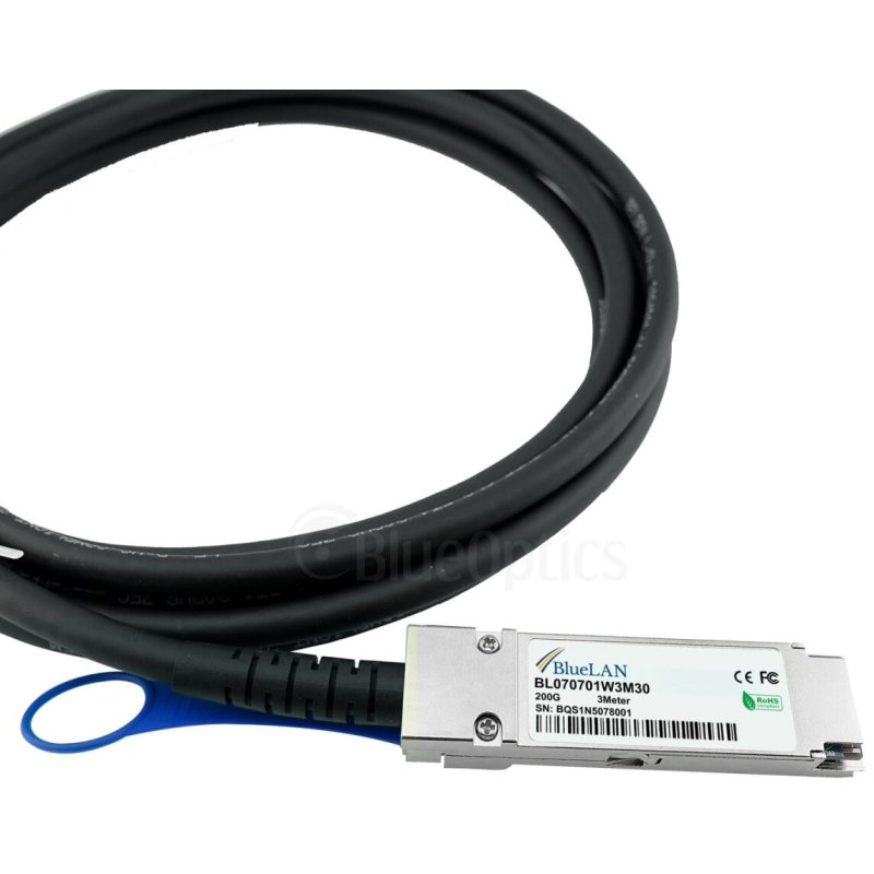 BlueOptics P06149-B24-BL câble InfiniBand et à fibres optiques 2 m QSFP56 Corail, Argent