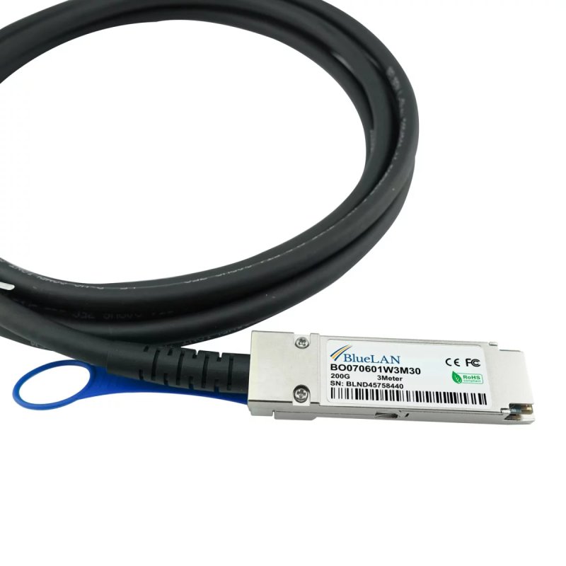 BlueOptics R6F27-63001-BL InfiniBand/fibre optic cable 3 m QSFP56 4xSFP56 Black