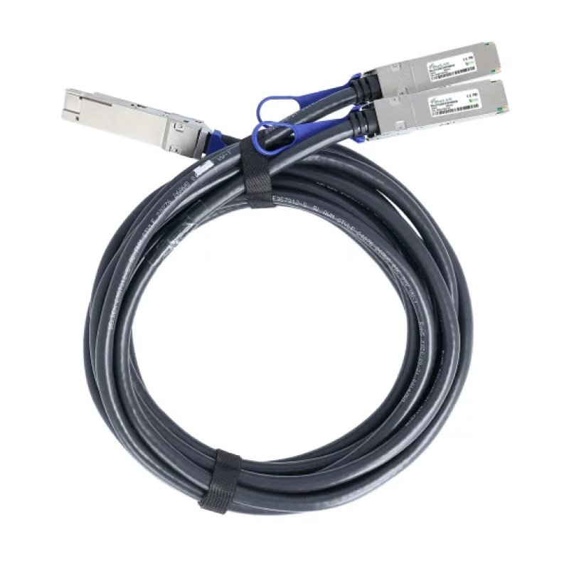 BlueOptics P08246-001-BL câble InfiniBand et à fibres optiques 2 m QSFP56 2x QSFP56 DAC Noir