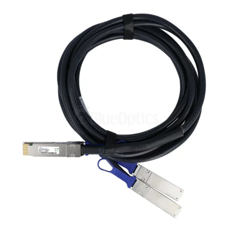 BlueOptics P08244-001-BL câble InfiniBand et à fibres optiques 2 m QSFP56 2x QSFP56 DAC Noir