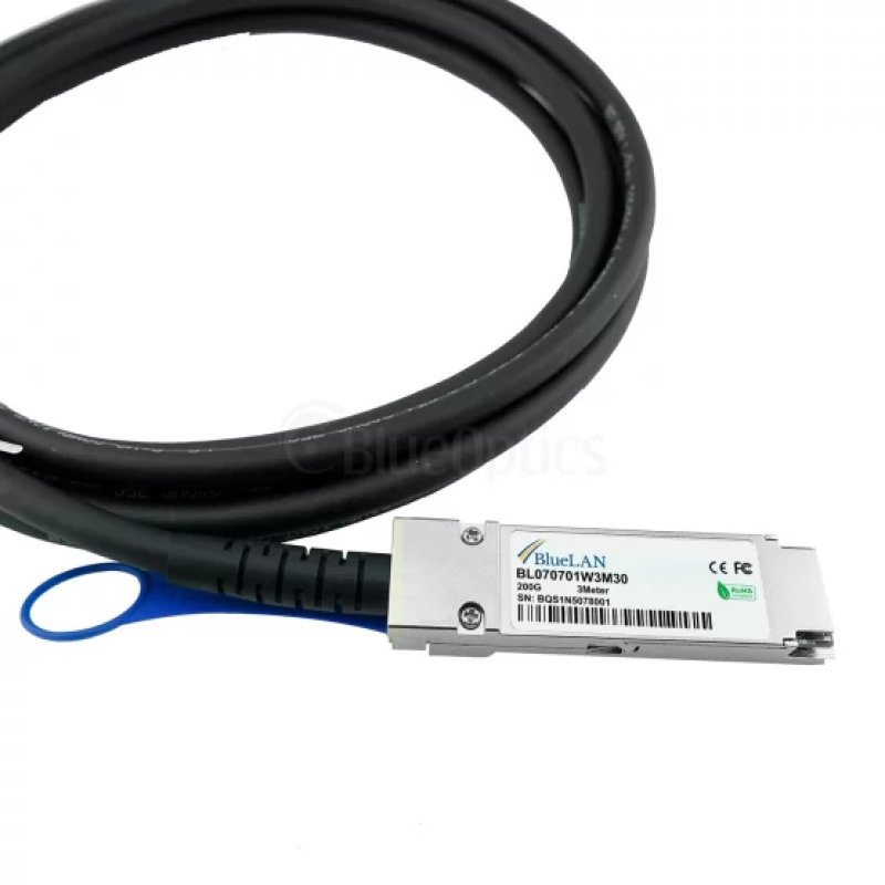 HPE kompatibel QSFP56 DAC 200GBASE-CR4 Infiniband 30AWG 1M