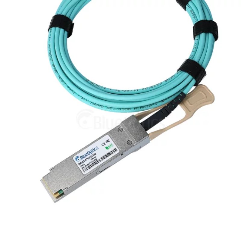 BlueOptics P08232-001-BO InfiniBand/fibre optic cable 15 m QSFP56 AOC Cyan
