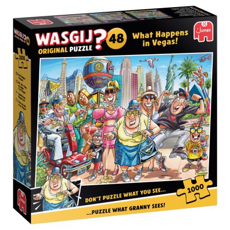 Wasgij Original 48 - Ce qui se passe à Vegas ! (1000 pièces)