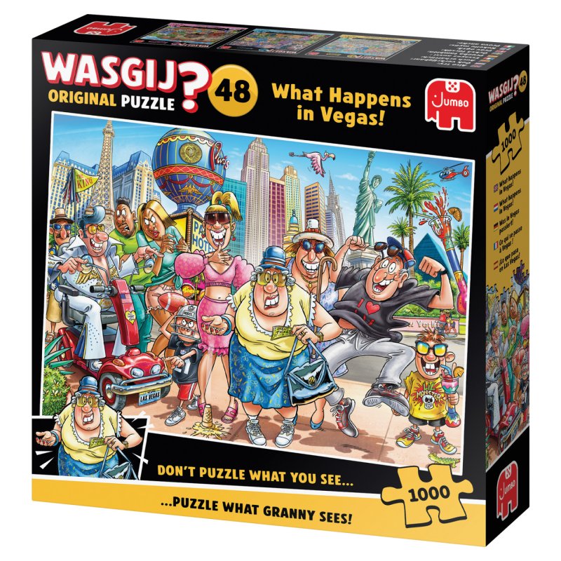 Wasgij Original 48 - Ce qui se passe à Vegas ! (1000 pièces)