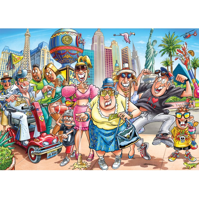 Wasgij Original 48 - What Happens in Vegas! (1000 pieces)