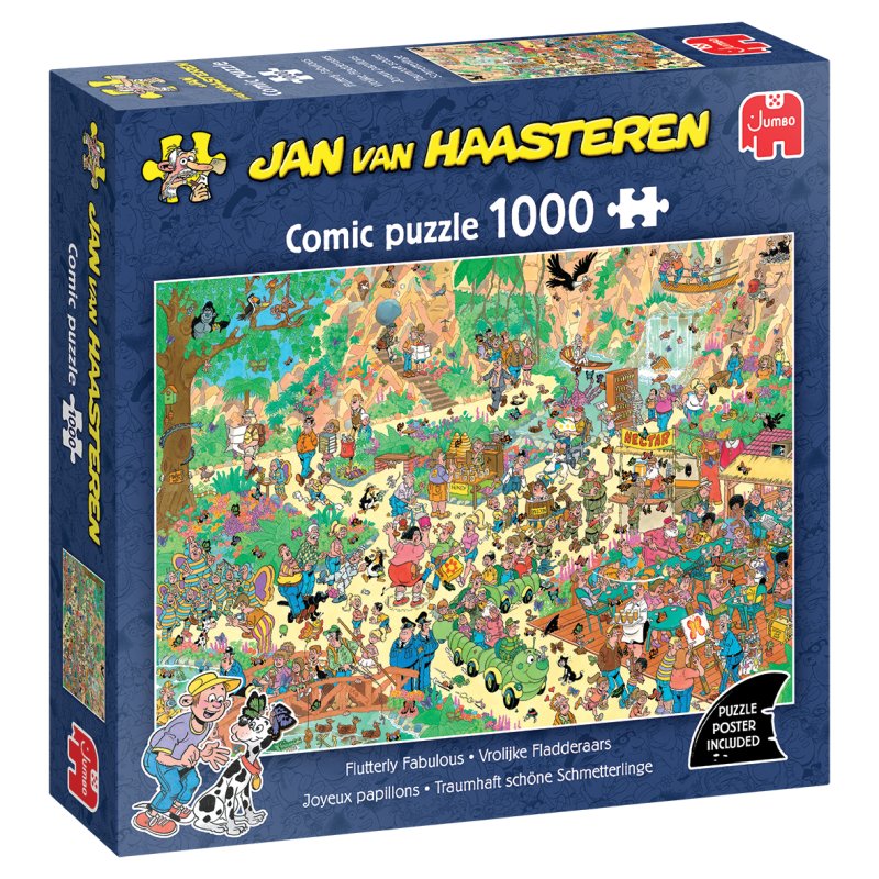 Jan van Haasteren - Joyeux papillons (1000 pièces)