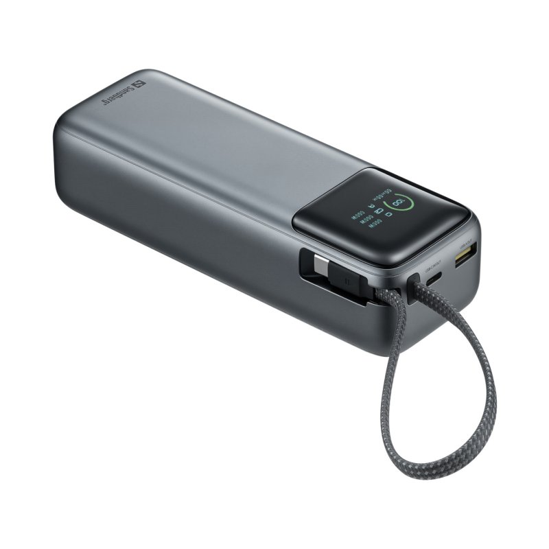 Sandberg 421-30 banque d'alimentation électrique Lithium Polymère (LiPo) 20000 mAh Noir, Gris