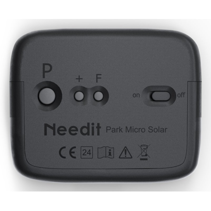 Needit Park Micro Solar disque de stationnement Noir, Bleu Électronique