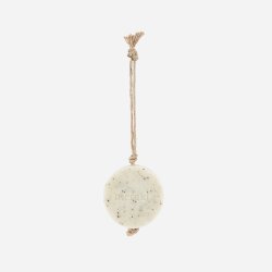 Meraki - Soap, Sesame Scrub - h: 3.5 cm, dia: 6.7 cm
