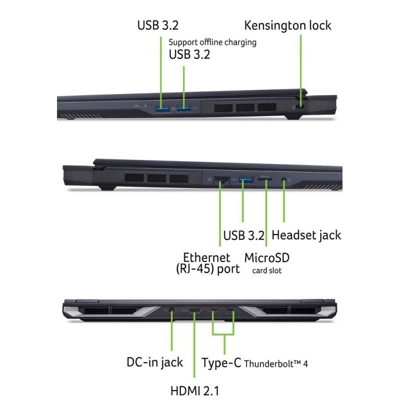 Acer Predator Helios Neo 16 AI (PHN16-73-969C) Gaming 16,0" WQXGA, IPS, 240Hz, Intel Ultra 9-275HX (13 TOPS), 64GB RAM,