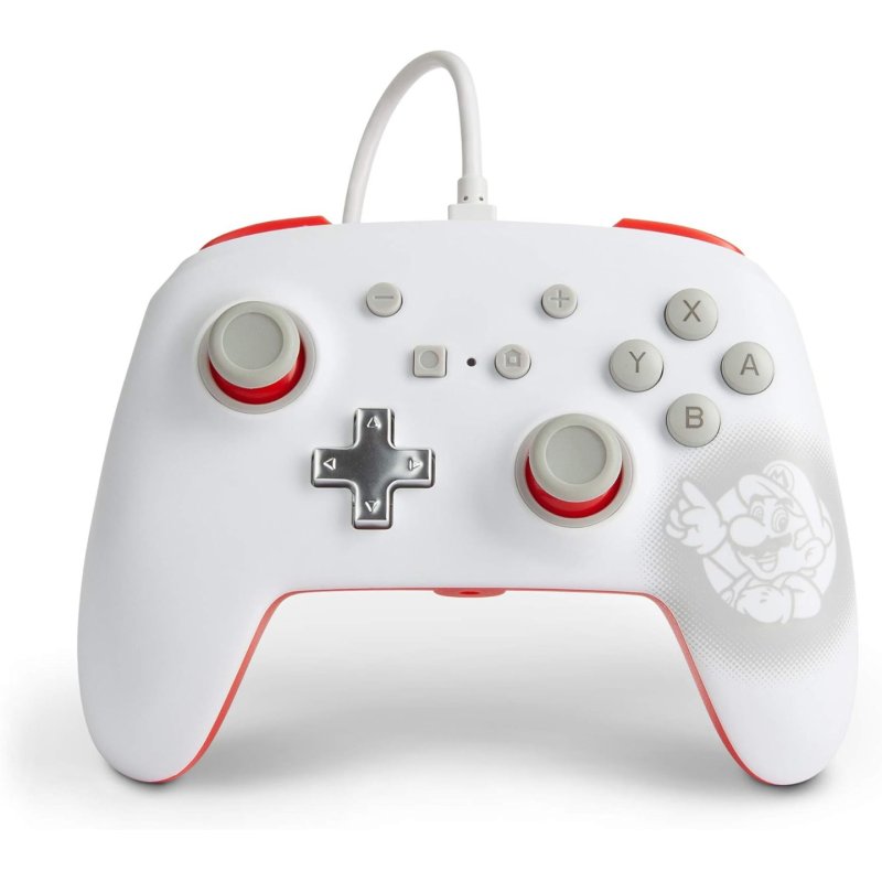 PowerA 1518385-01 Gaming Controller Grey, Red, White USB Gamepad Analogue / Digital Nintendo Switch
