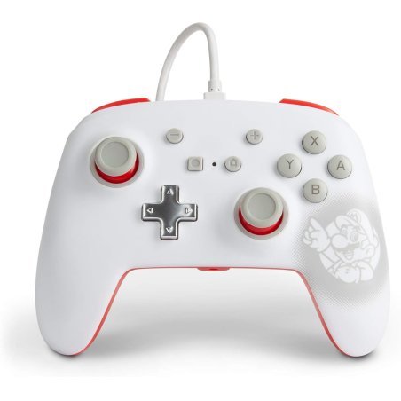 PowerA 1518385-01 Gaming Controller Grey, Red, White USB Gamepad Analogue / Digital Nintendo Switch