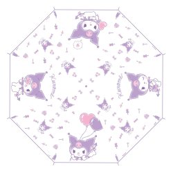 Sanrio Cane Umbrella Kuromi Kawaii Transparent