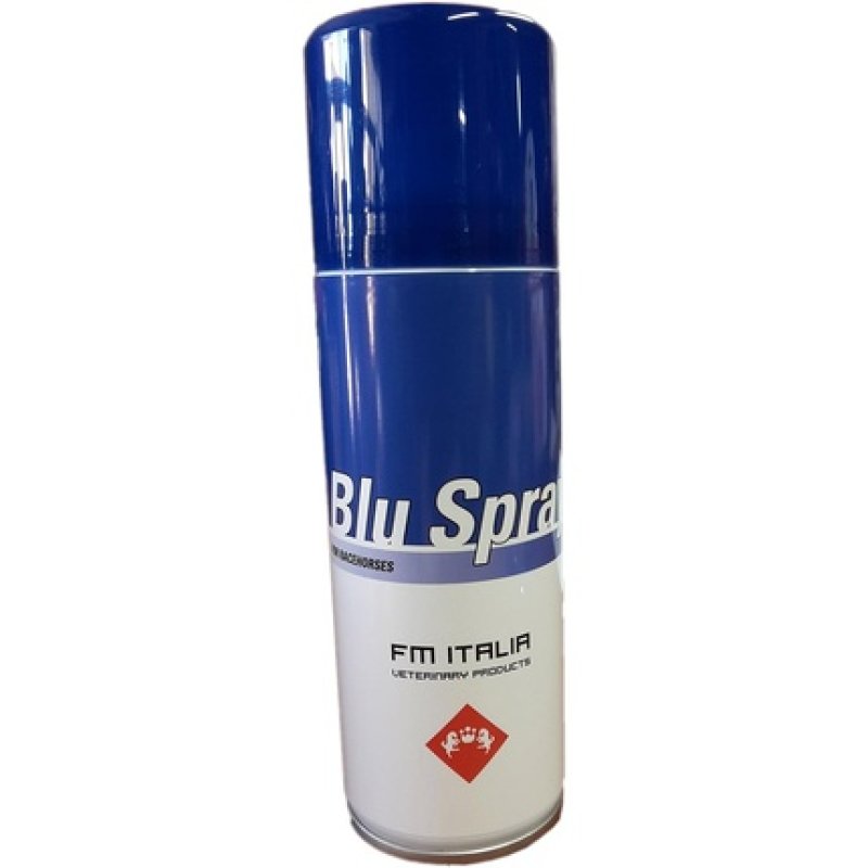 Fm Blu Spray Italy Disinfectant for Horse Wounds 200ml