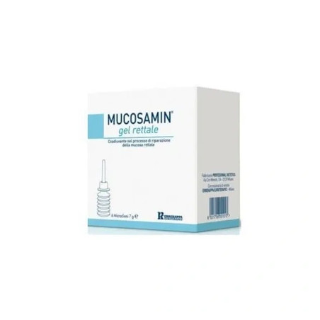 Professional Dietetics Spa Mucosamin Protective Rectal Gel For Rectal Mucosa 6 Tubes Of 5 Grams Single Dose
