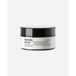 Meraki - Olive bodyscrub, Silky mist - Grey - 200 ml
