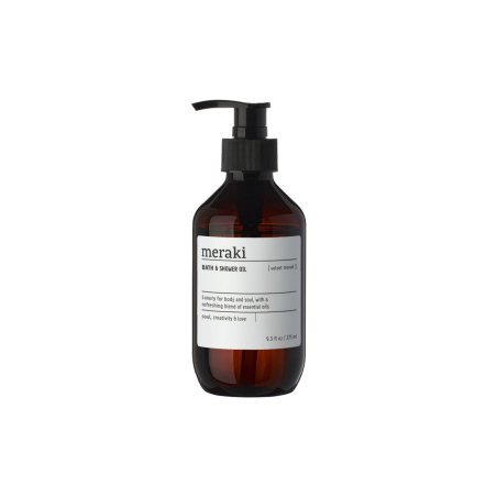 Meraki - Bath & Shower Oil, Velvet Mood - h: 16 cm, dia: 6 cm