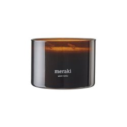 Meraki - Scented candle - Warm tonka - h: 7.5 cm, dia: 10 cm