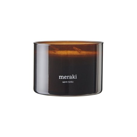 Meraki - Scented candle - Warm tonka - h: 7.5 cm, dia: 10 cm