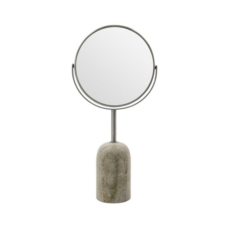 Meraki - Two-sided mirror, MKMarble - Beige - h: 40 cm, d: 8 cm, dia: 19 cm