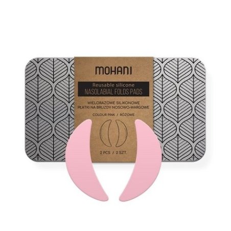 Reusable Silicone Nasolabial Groove Pads Pink Moha