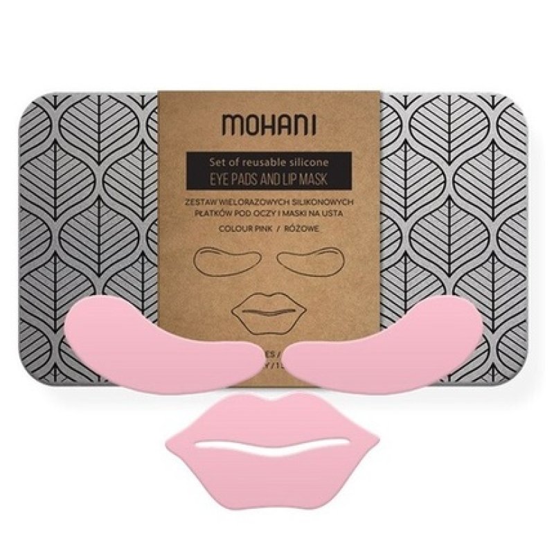 Reusable Silicone Eye Pads And Lip Masks Set