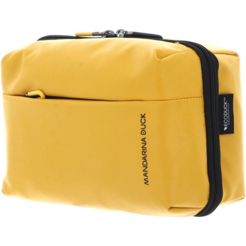 Mandarina Duck Eco Coated Toiletry Bag Duck Yellow