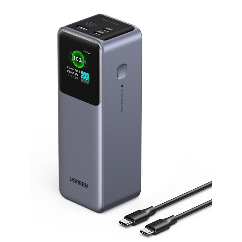 Ugreen 25000mAh 200W Fast Charging Powerbank Grey
