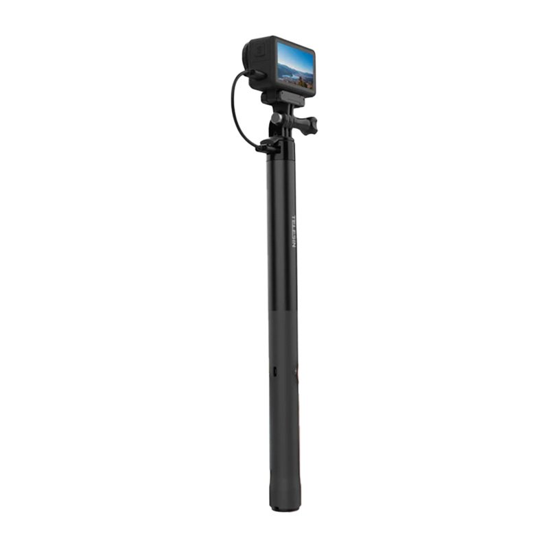 Selfie-stick with Telesin powerbank for sports cameras / smartphones S1-CSS-05