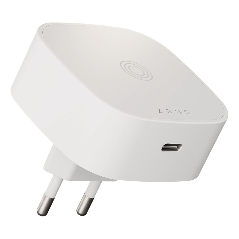 ZENS ZESC18W/00 chargeur d'appareils mobiles Casques, Smartphone, Universel Blanc Secteur Recharge sans fil Charge