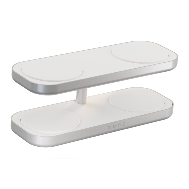 ZENS ZEQC01W/00 chargeur d'appareils mobiles Casques, Smartphone, Smartwatch Blanc Secteur Recharge sans fil Charge