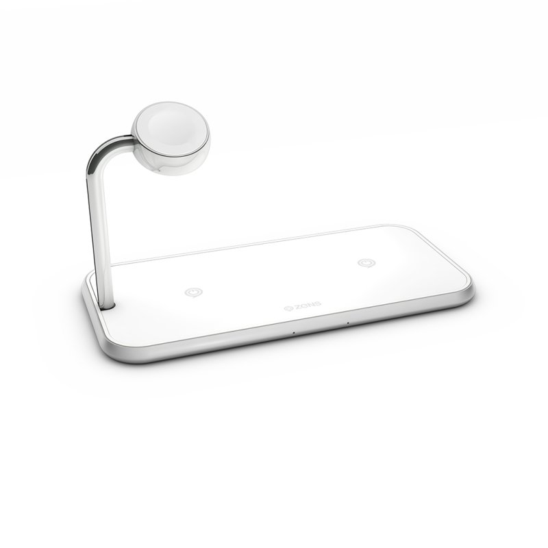 ZENS ZEDC05W Casques, Smartphone, Smartwatch Blanc Secteur Recharge sans fil Intérieure