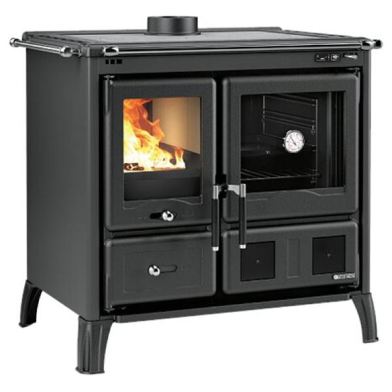 Cuisinière à bois GARDENIA.16ACIERNOIRANTHRACITE