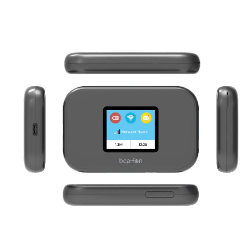 Beafon MR3_EU001B routeur sans fil Monobande (2,4 GHz) 4G Noir