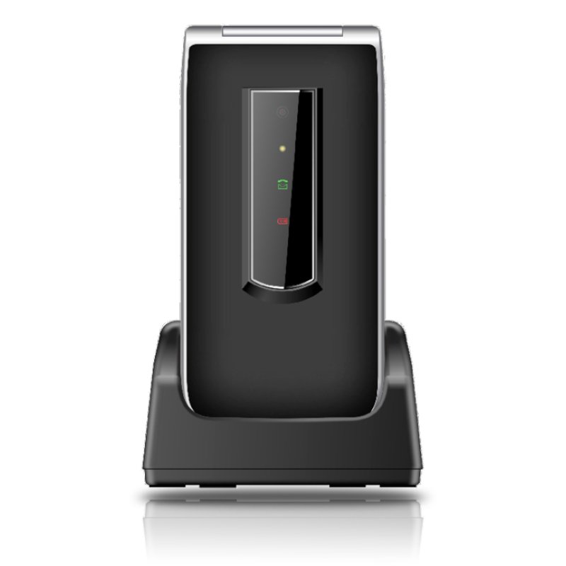 Beafon SL495 LTE 6,1 cm (2.4") 86 g Noir, Argent Téléphone d'entrée de gamme