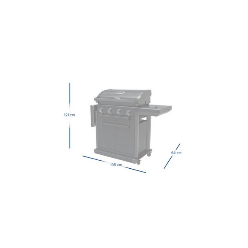 Campingaz 4 Series Classic 4 Series Onyx S 37386 Grill Cart Gas Black 15.9 W