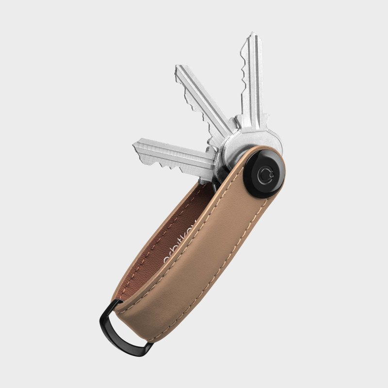 Orbitkey - Key Organiser Matte Leather - Mocha