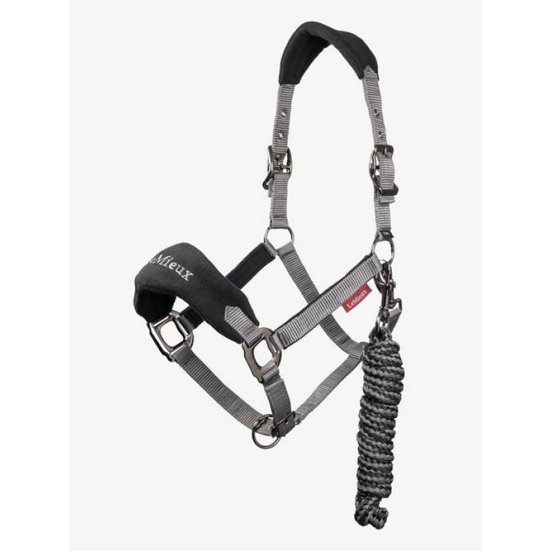 Lemieux - Vogue Headcollar & Leadrope - Black - Full